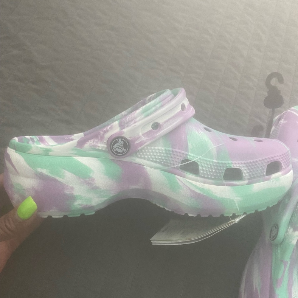 BRAND NEW Women's Classic Platform Marbled Clog Size 8
